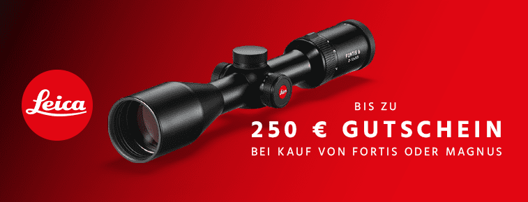 Jetzt Gutschein sichern - beim Kauf von Leica Zielfernrohren!