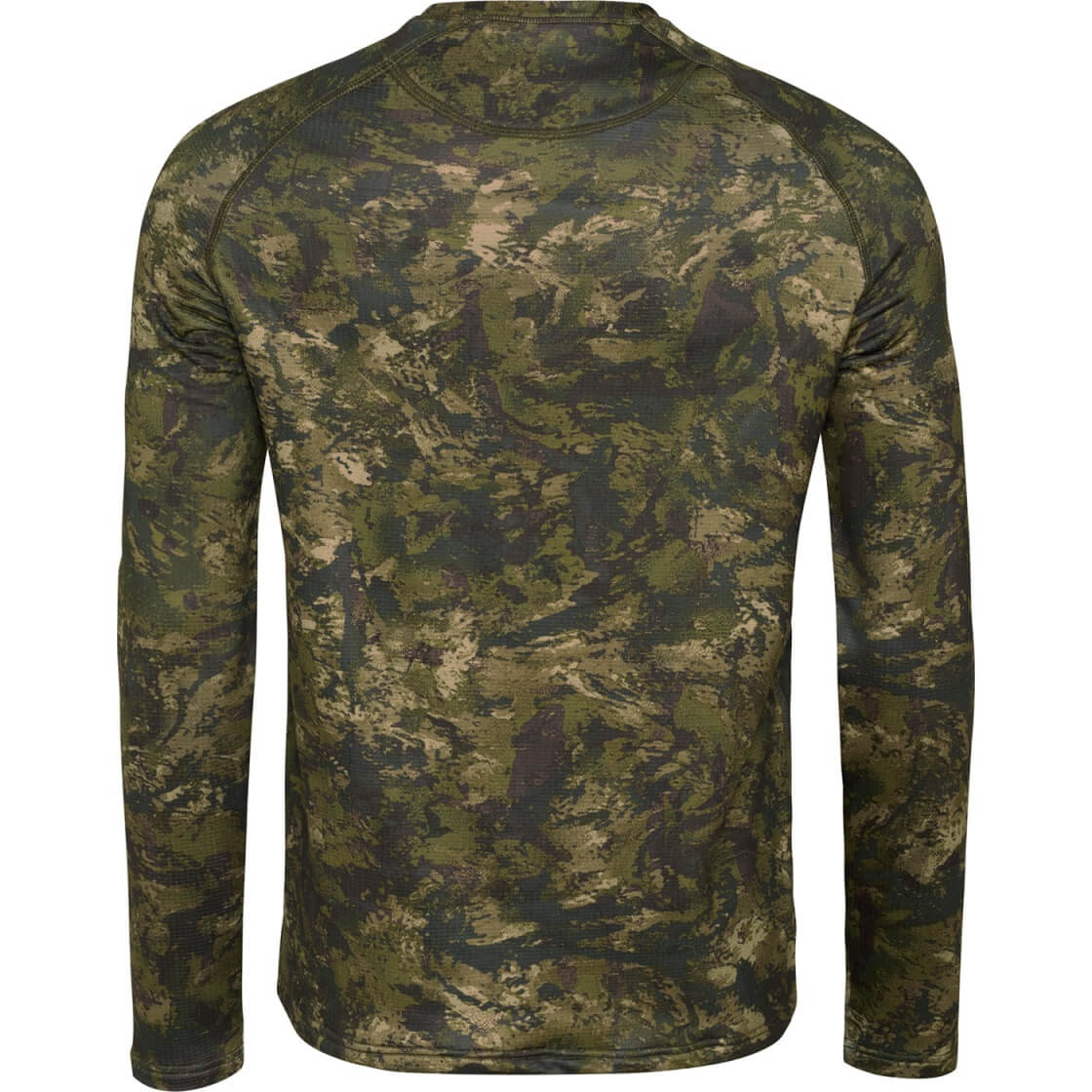 T-shirt manches longues grand col roulé camouflage pour femme • The