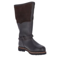 Meindl Fliegerstiefel Dunkelbraun seitlich 1