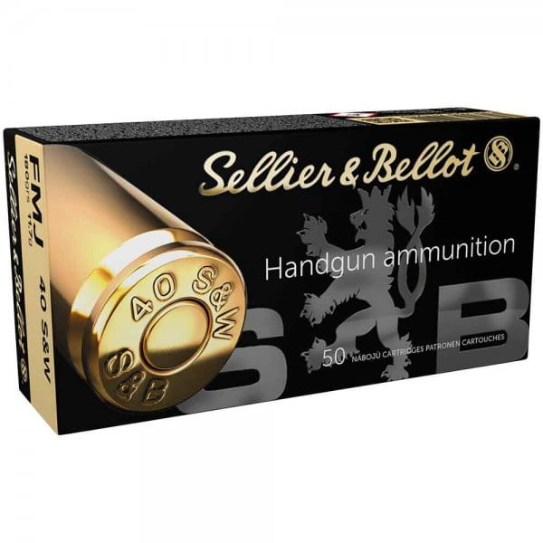Sellier & Bellot .40 S&W Vollmantel FMJ 180gr. - 50 St. Sellier & Bellot .40 S&W Vollmantel FMJ 180gr. - 50 St.