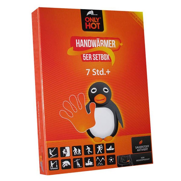 Chauffe-mains Only Hot lot de 5 Chauffe-mains Only Hot lot de 5