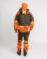 Pinewood Hunter Pro Xtreme 2.0 Camou Jacke Moosgr&uuml;n/Strata Blaze Detail 3