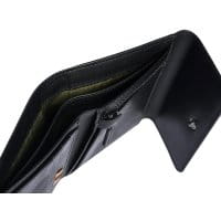 Beretta Bifold Geldbeutel mit Klappe Schwarz Detail 2