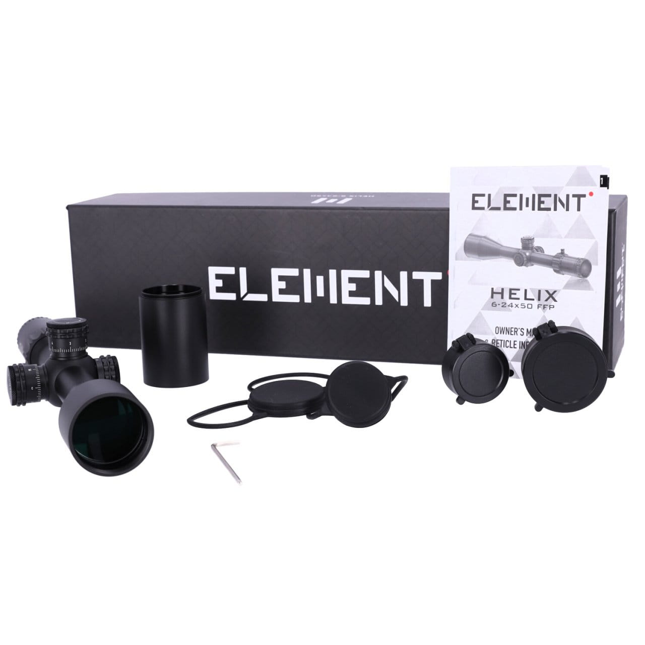 Achetez en ligne Lunette De Tir Element Optics Helix 6-24X50 APR-2D FFP MOA  de la ELEMENT OPTICS • Boutique de Lunettes de tir ELEMENT OPTICS