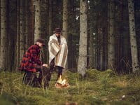 Pinewood Hunting Hut Suede Brown Anwendung