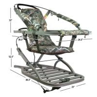 Summit Titan SD Treestand kletternder Baumsitz Abma&szlig;e