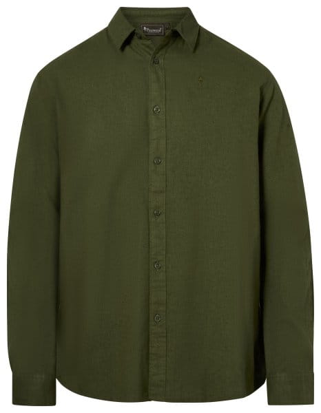 Pinewood Värnamo InsectSafe Hemp mix L/S Shirt Pine Green