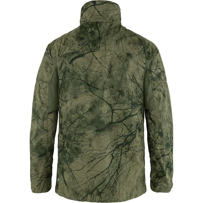 Fj&auml;llr&auml;ven Forest Hybrid Jacke Green Camo/Laurel Green Back
