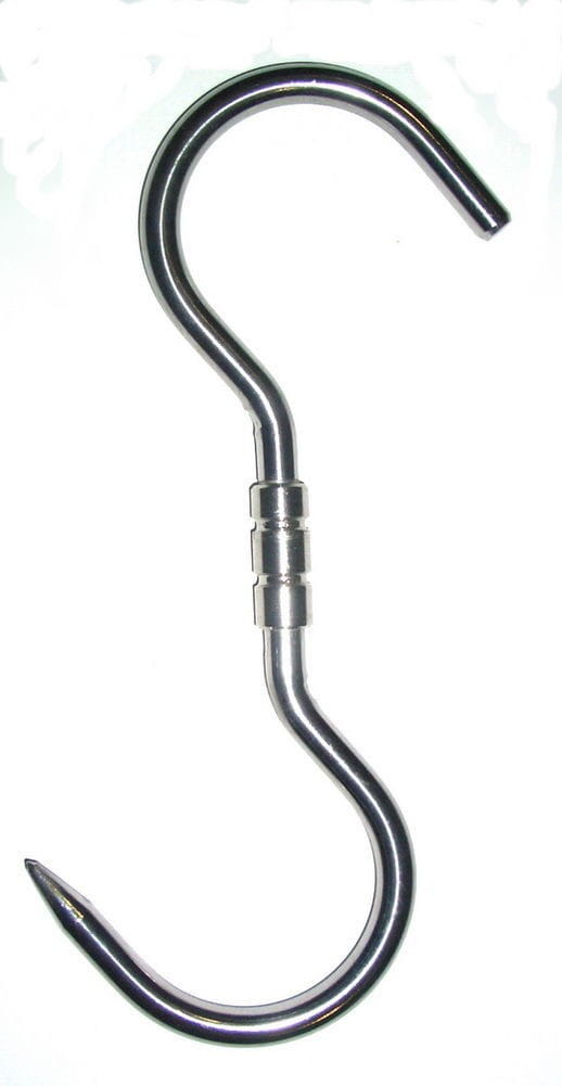 AKAH AKAH Crochet pivotant en acier inoxydable - jusqu'à 150 kg