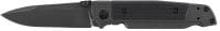 Walther Q5 Steel Frame Blackwash Plain Klappmesser