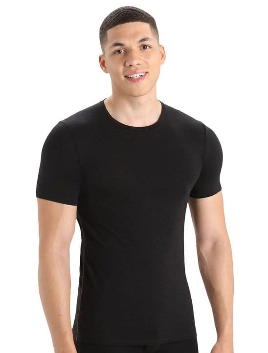 Icebreaker Anatomica Kurzarm Funktionsshirt Black