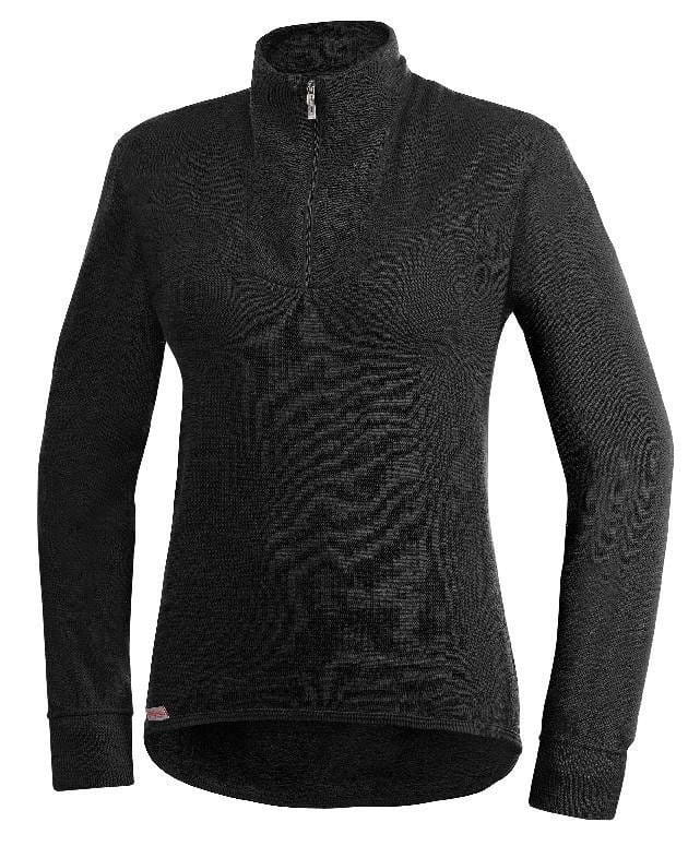 Woolpower Turtleneck Zip 400 Langarmshirt Black
