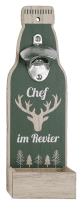 Gilde MDF Wand-Flaschenöffner
