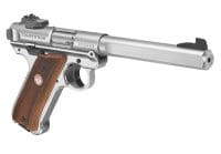 Ruger Mark IV Competion 6,88" .22lr Halbauto. Pistole rechts vorne
