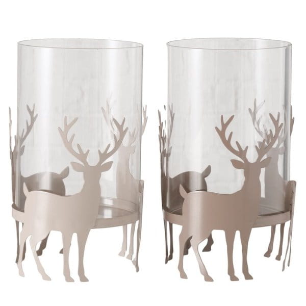 LivingActive Windlicht Tiro Hirsch