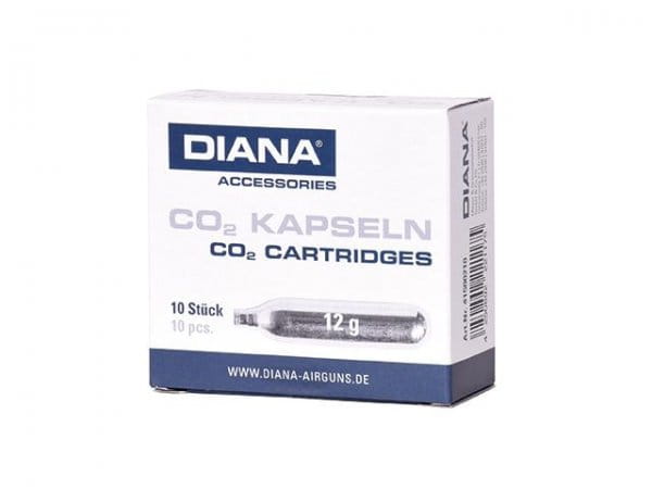 Diana CO2-Kapseln 12 g - 10 Stk. Diana CO2-Kapseln 12 g - 10 Stk.