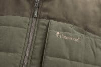 Pinewood Abisko Weste Suede Brown Detail