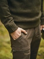 Pinewood Hurricane Strickpullover Dunkelgrün Anwendung 3