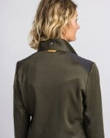 Pinewood Abisko Power Fleecejacke Damen Moss Green Detail 3