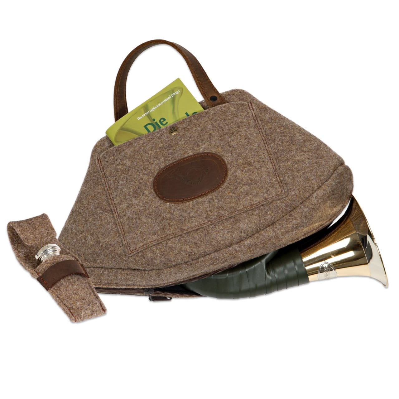 AKAH Wollfilz-Futteral für Fürst Pless-Horn