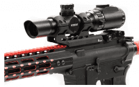 UTG ACCU-SYNC 30mm Blockmontage 34 mm Offset Picatinny, BH 22 mm montiert