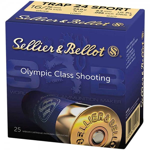 Sellier & Bellot 16/70 Trap Sport 24g 25 St. Sellier & Bellot 16/70 Trap Sport 24g 25 St.