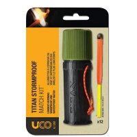 UCO Titan Match Kit Sturmstreichh&ouml;lzer