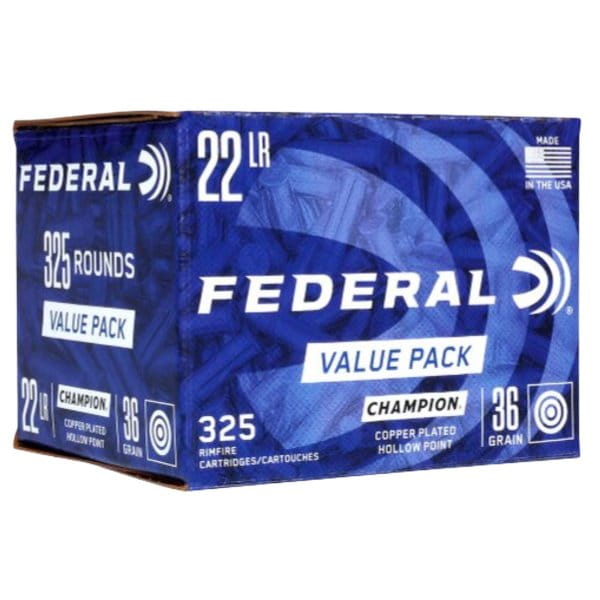 FEDERAL .22 LR CPHP verkupfert Hohlspitz 36gr 325 St.