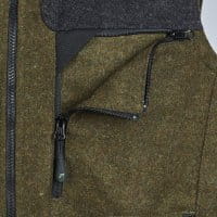 PSS X-treme Lodenweste Gr&uuml;n Detail