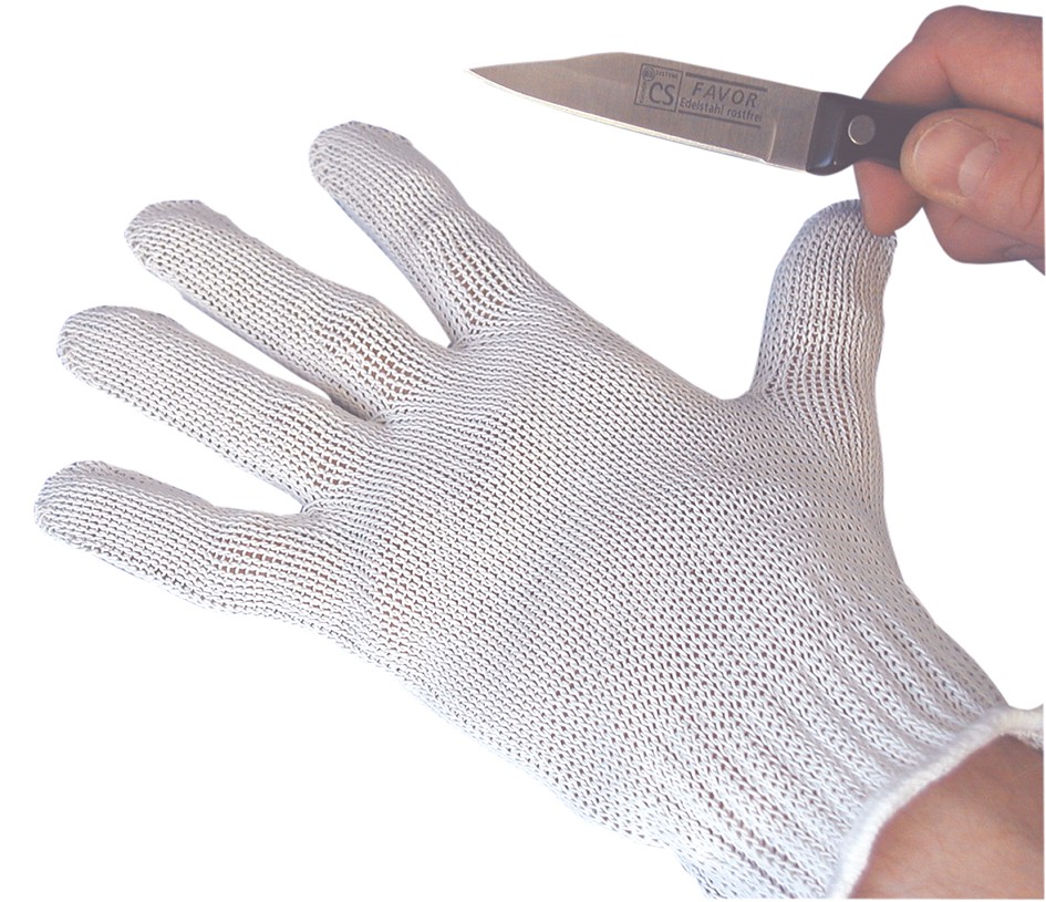 Fleischerhandschuh aus Edelstahl-Sycor Gewebe