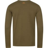 Blaser Merino Base 160 LS Shirt Dunkeloliv R&uuml;ckseite