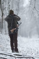 Blaser Suede Hose Maddox winter wald von hinten