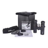 DDoptics LUX-HR Pocket ED 8x25 Fernglas Lieferumfang
