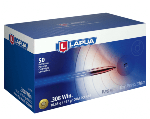 Lapua .308 Win. Scenar 167 gr. -50St. Lapua .308 Win. Scenar 167 gr. -50St.