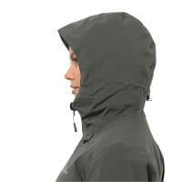 Jack Wolfskin Heidelstein Ins Jacke Damen Slate green Detail 5
