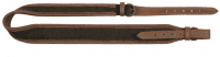 AKAH Gewehrriemen Elchleder & Loden mit Kork-Unterlage