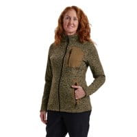 Deerhunter Lady Sarek Strickjacke Damen butternut melange frau vorne