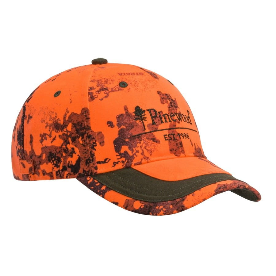 Pinewood Camou Kappe Kids Strata Blaze/Mossgreen