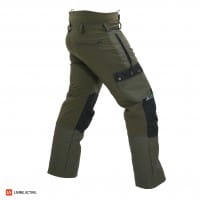 Pfanner Nachsuchehose Gr&uuml;n Seitenansicht