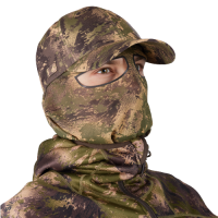 Härkila Deer Stalker Camo Kappe mit Tarnnetz Gesicht Anwendung