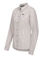 Blaser Juna Bluse Damen oliv/beige seitlich 2