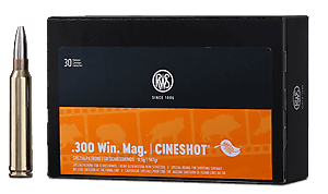 RWS Cineshot .300 Win. Mag. 147gr 30 Stk. RWS Cineshot .300 Win. Mag. 147gr 30 Stk.