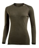 Woolpower Crewneck LITE Langarm Thermoshirt unisex Pine Green