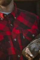 Pinewood Lumbo Hemd Rot/Schwarz Anwendung 3