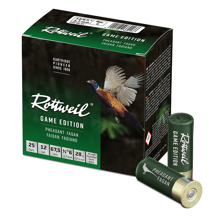 Rottweil Game Edition Fasan 12 67 5 2 7 Mm 25 Stk Kaufen Livingactive De