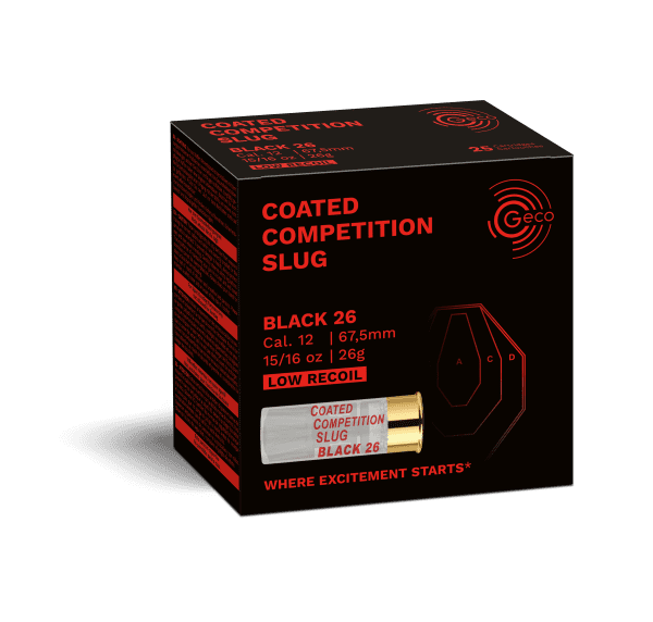 Geco Coated Competition Slug Black 26 Geco Coated Competition Slug Black 26