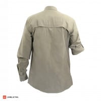 Chemise homme Deerhunter Reyburn Bamboo brun clair dos