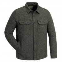 Pinewood V&auml;rnamo Overshirt Hemdjacke D.Green Melange