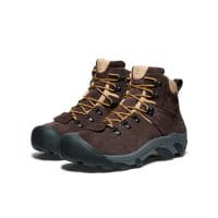 KEEN Pyrenees Waterproof Wanderstiefel Mountain research brown seitlich 1