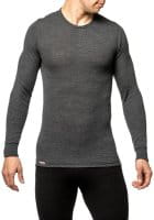 Woolpower Crewneck 200 Shirt Langarm Thermoshirt unisex Grey Detail 1